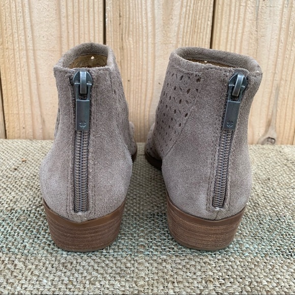 Lucky Brand Laser Cut Women’s Booties Size 8 Boots - Picture 5 of 5
